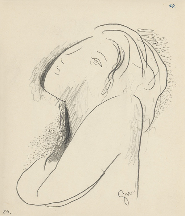 Mikuláš Galanda – Štúdia dievčaťa 