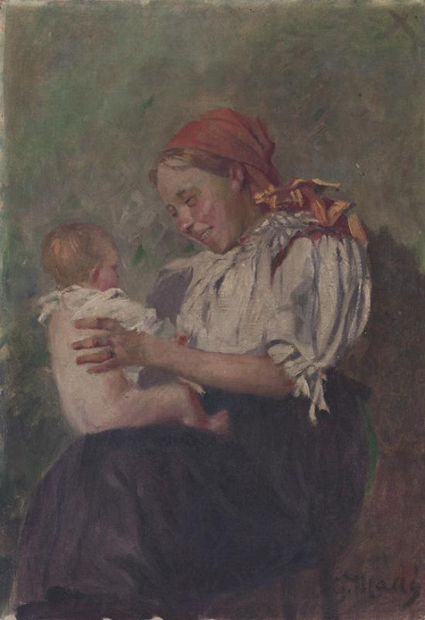 Gustáv Mallý – Matka s dieťaťom 