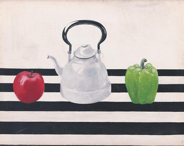 Oľga Bartošíková – Zátišie s konvičkou 