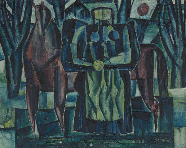 Rudolf Moško – Žena s koňom 