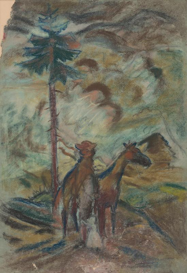 Arnold Peter Weisz-Kubínčan – Oravec - štúdia 