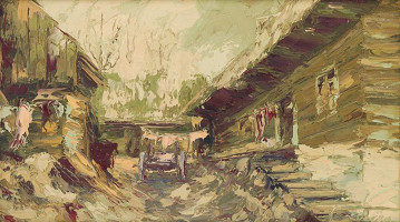 Ján Šandora – Dvor v Zuberci 