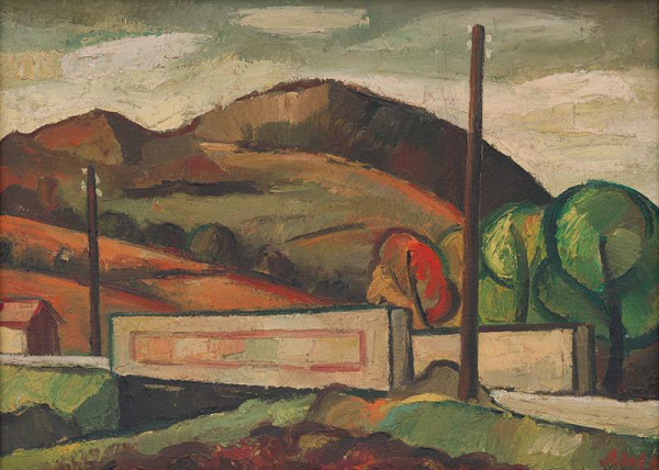 Svetozár Abel – Krajina s mostom 