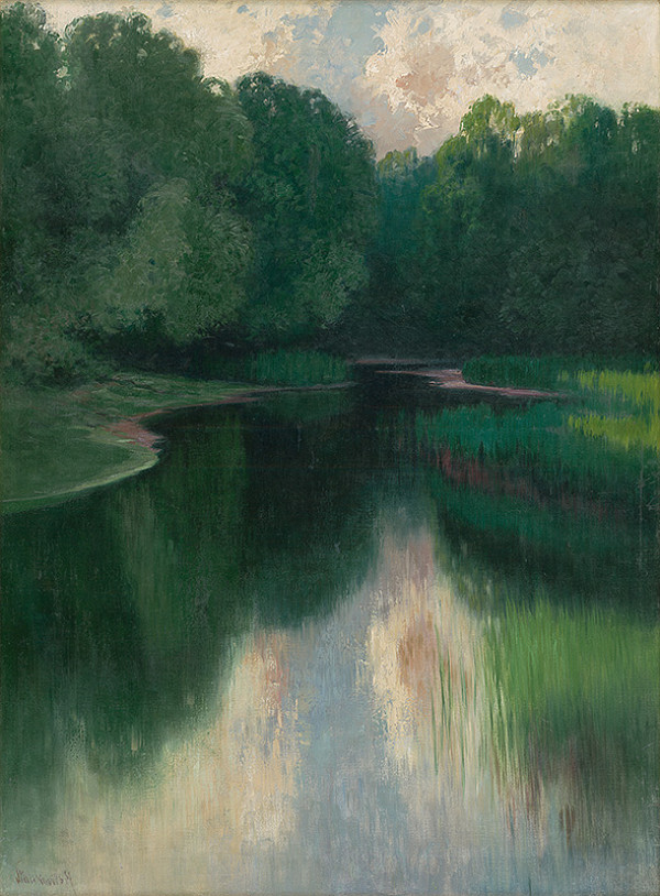 Móric Stankovič – Krajinka s jazerom 