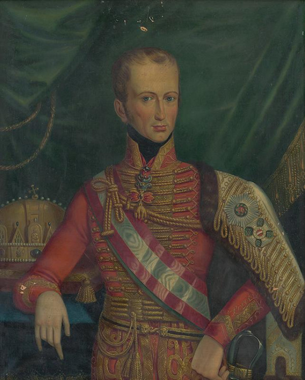 Carl Steinacker – Portrét Ferdinanda V. 