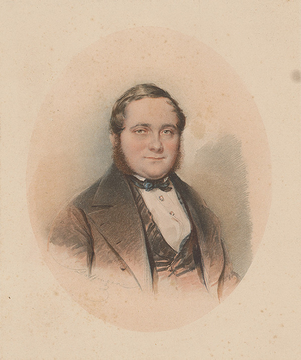 Moritz Michael Daffinger – Portrét Adalberta Stiftera 