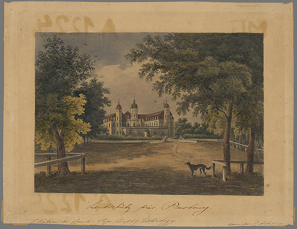 Slovenský maliar okolo polovice 19. storočia – Esterházyovský kaštieľ v Bernolákove - Čeklís 