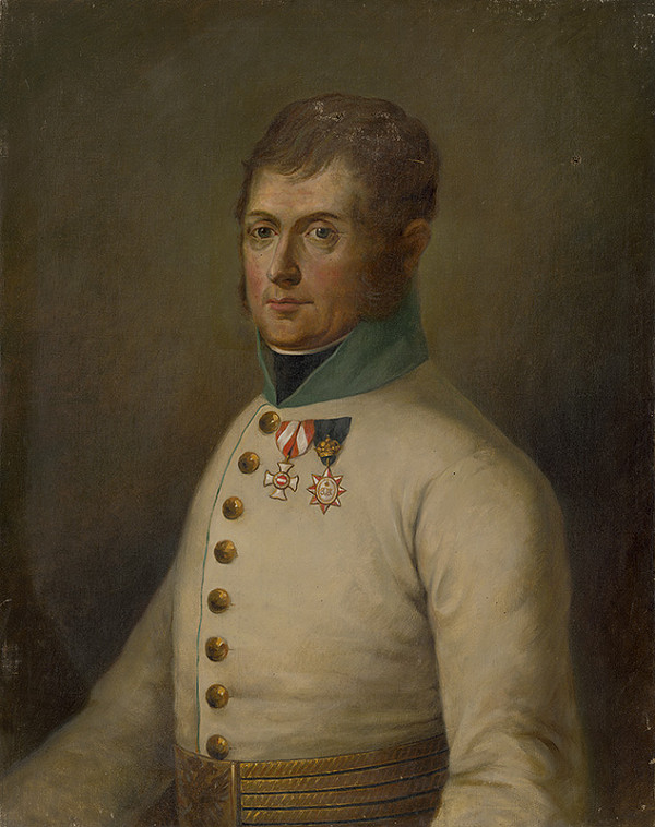 Maďarský maliar zo začiatku 20. storočia – Portrét grófa Alberta Gyulaia 