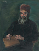 Armín Stern – Portrét hl. rabína Akiba Schreibera 