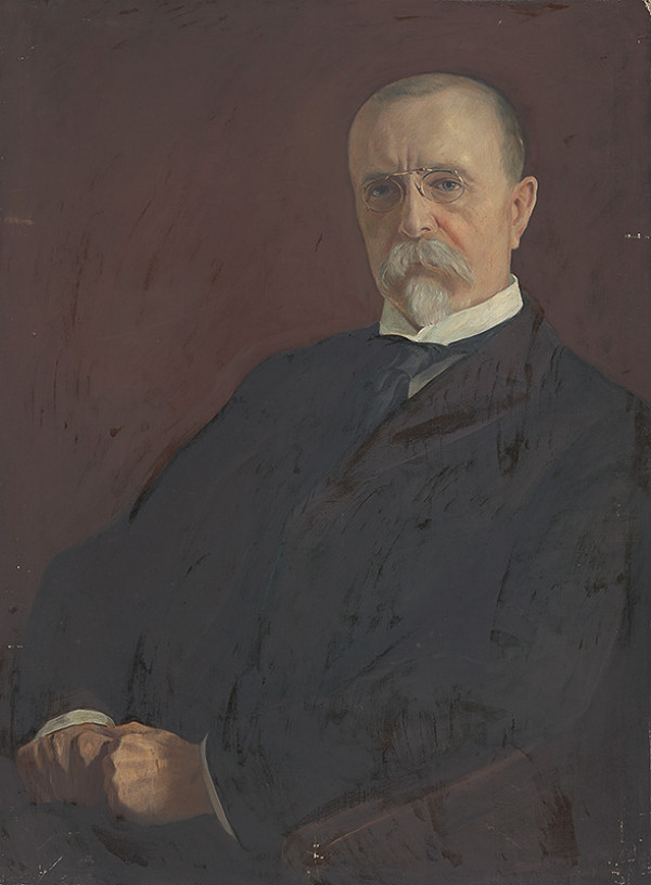 Slovenský maliar z 1. polovice 20. storočia – Portrét T.G.Masaryka 