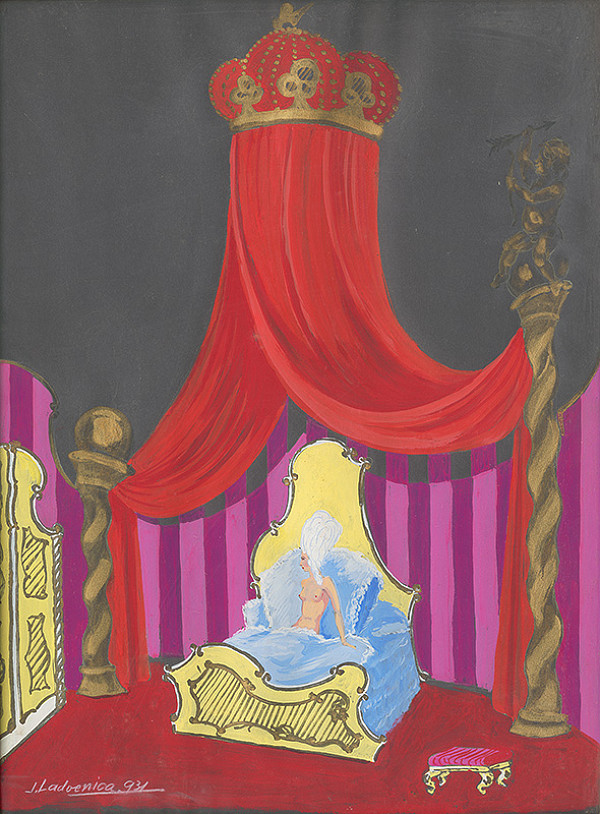 Ján Ladvenica – Spálňa-ilustrácia 