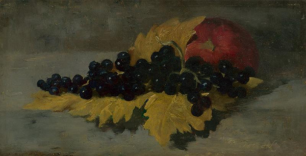 Ľudovít Pitthordt – Zátišie s hroznom 