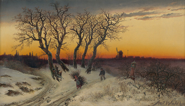 Antonín Waldhauser – Zimná krajina 