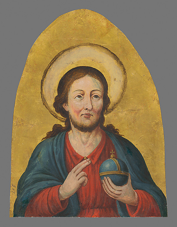 Slovenský maliar okolo 1. polovice 19. storočia – Poprsie Krista 