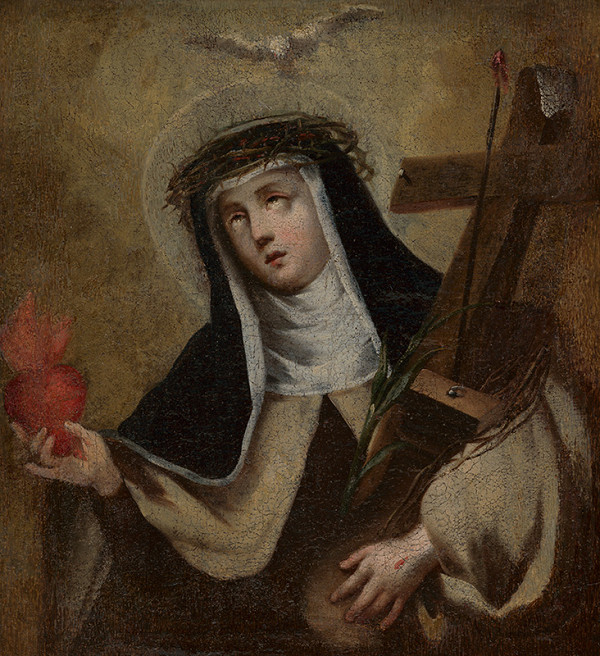 Stredoeurópsky maliar z prelomu 18. - 19. storočia – Svätá Mária Magdaléna de Pazzi 