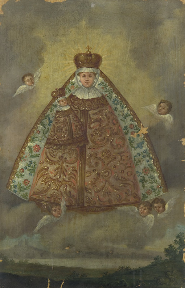 Stredoeurópsky maliar zo začiatku 19. storočia – Madona s dieťaťom 