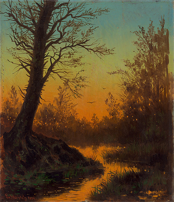 Eduard Majsch – Lesná krajina 