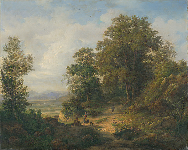 Stredoeurópsky maliar z 2. polovice 19. storočia – Lesná krajina 