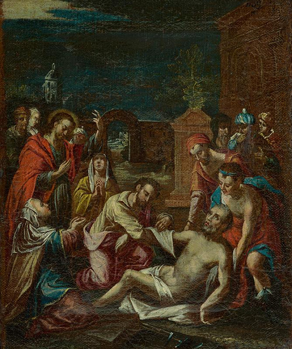 Stredoeurópsky maliar z konca 18. storočia – Vzkriesenie Lazara 