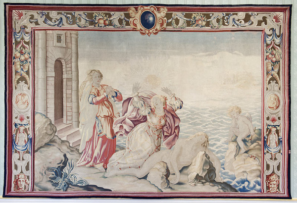 Francis Cleyn – Hero nad mŕtvym Leandrom 