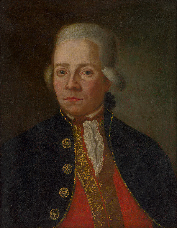 Stredoeurópsky maliar z konca 18. storočia – Portrét muža v parochni 