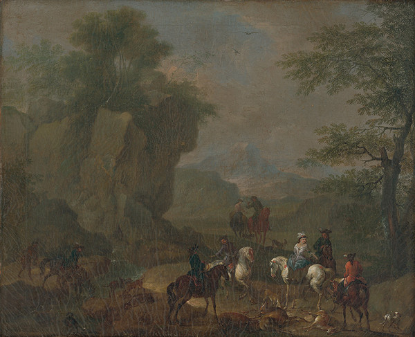 Franz Anton Grafenstein, Rakúsky maliar z polovice 18. storočia – Poľovnícky výjav II. 