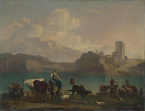 Stredoeurópsky maliar okolo polovice 19. storočia – Pastieri dobytka 