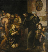 Sebastian Majsch – Svätý Anton z Padovy uzdravuje slepého 