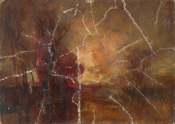 István Bélaváry-Burchard – Krajina s rybníčkom 