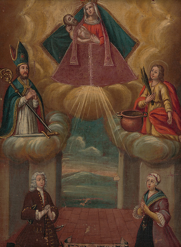 Slovenský maliar z 1. polovice 18. storočia – Votívny obraz 