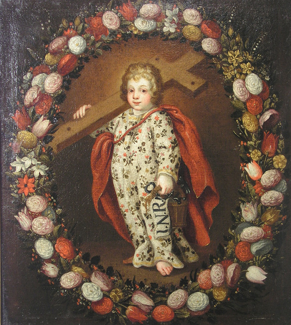 Stredoeurópsky maliar zo začiatku 18. storočia – Dieťa Ježiš s atribútmi umučenia 