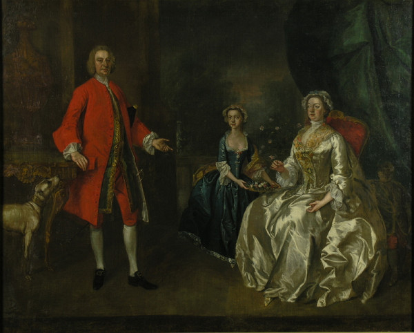 Stredoeurópsky autor z 18. storočia – Rodinný portrét 