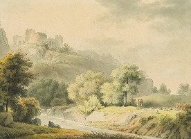 Carl Philipp Schallhas – Krajina so zrúcaninou 