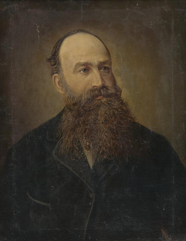 Stredoeurópsky autor z 19. storočia – Portrét muža s bradou 