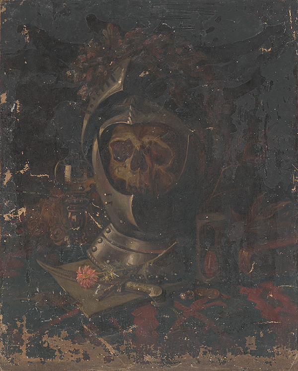 Eduard Majsch – Zátišie s lebkou 