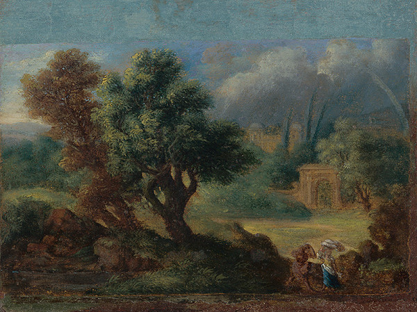 Carl Marko – Talianska krajina s dúhou 