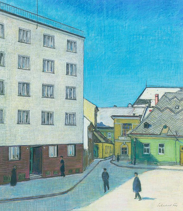 Július Schubert – Veterná ulica v Bratislave 