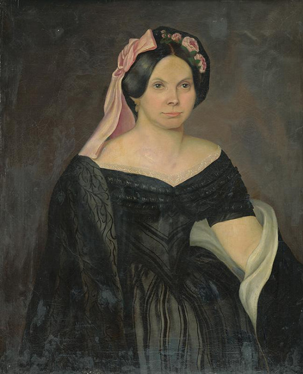 Stredoeurópsky autor z 19. storočia – Portrét mladej ženy 