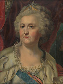 Stredoeurópsky autor z prelomu 19. - 20. storočia, Johann Baptiste Lampi – Portrét Kataríny Veľkej 
