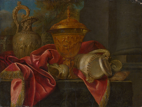 Stredoeurópsky maliar z konca 18. storočia – Zátišie s krčahom a pokálom 