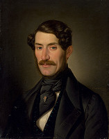 Joseph Weidner – Portrét muža s fúzami 