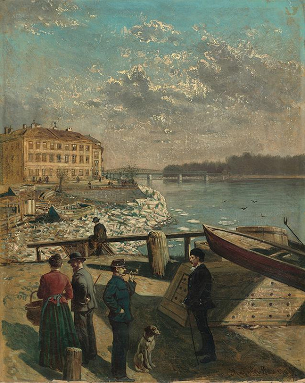 Eduard Majsch – Fischkalter na Dunaji v Bratislave 