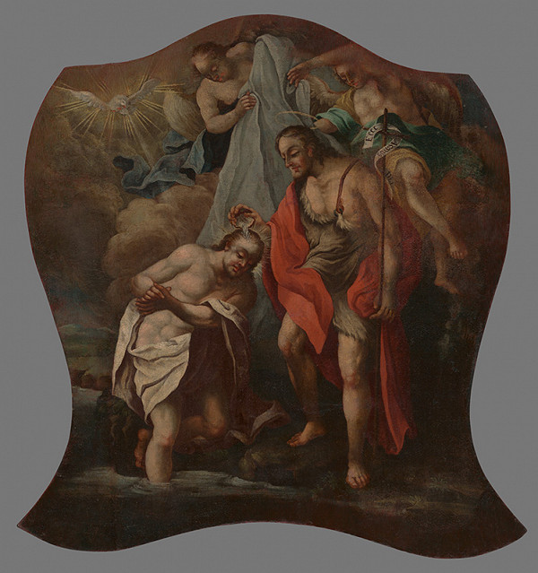 Stredoeurópsky maliar z prelomu 18. - 19. storočia – Krst Krista v Jordáne 