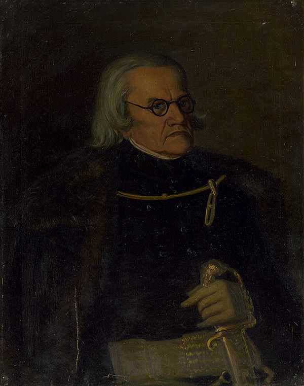 Stredoeurópsky autor z 19. storočia – Portrét Filipa Scherza de Vaszoy 