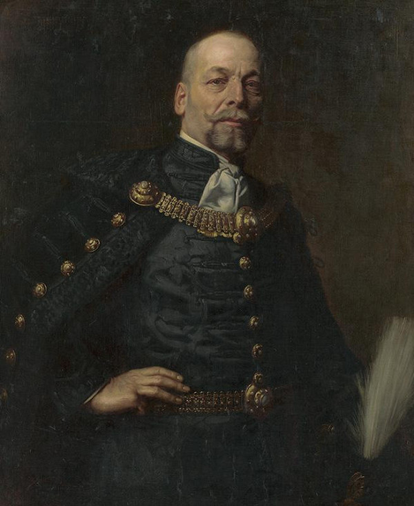 Július Štetka – Portrét uhorského hodnostára 