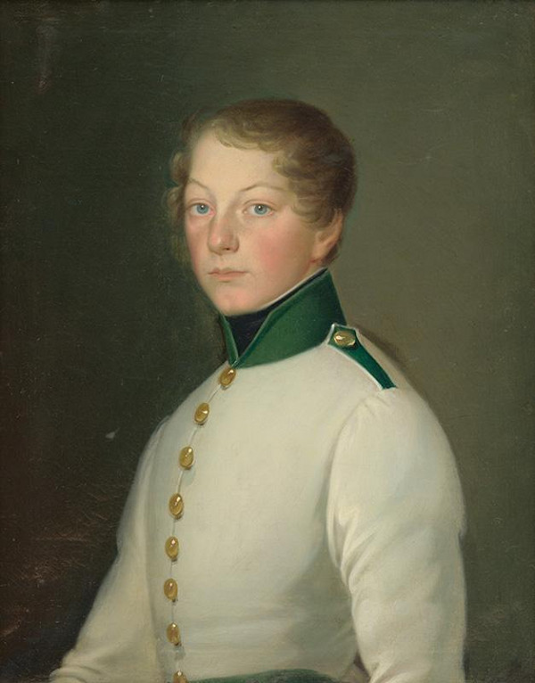 Constantin Daniel – Portrét Wilhelma von  Lebzeltern ml. 