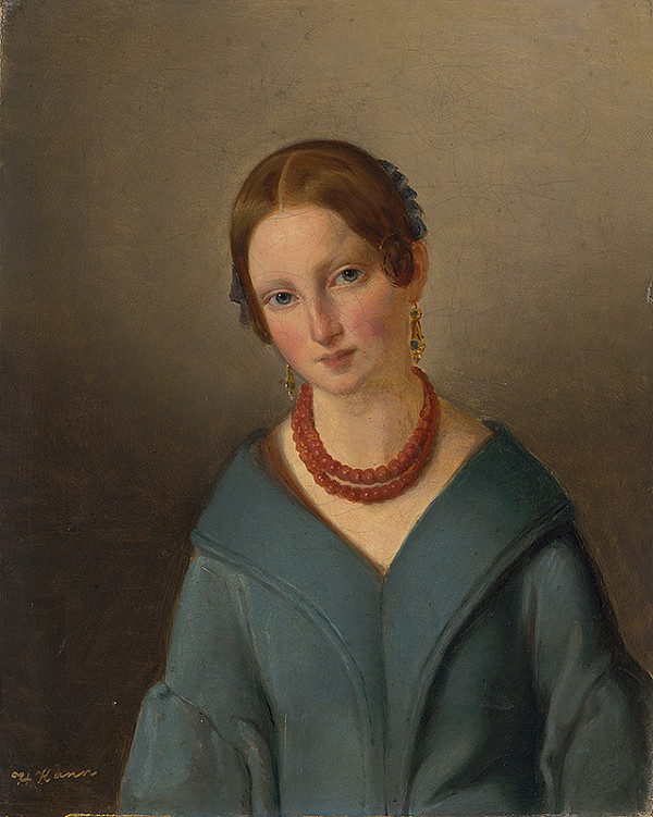 Henrich Kann – Portrét mladej dámy 