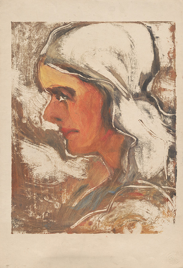 Zolo Palugyay – Žena v šatke 