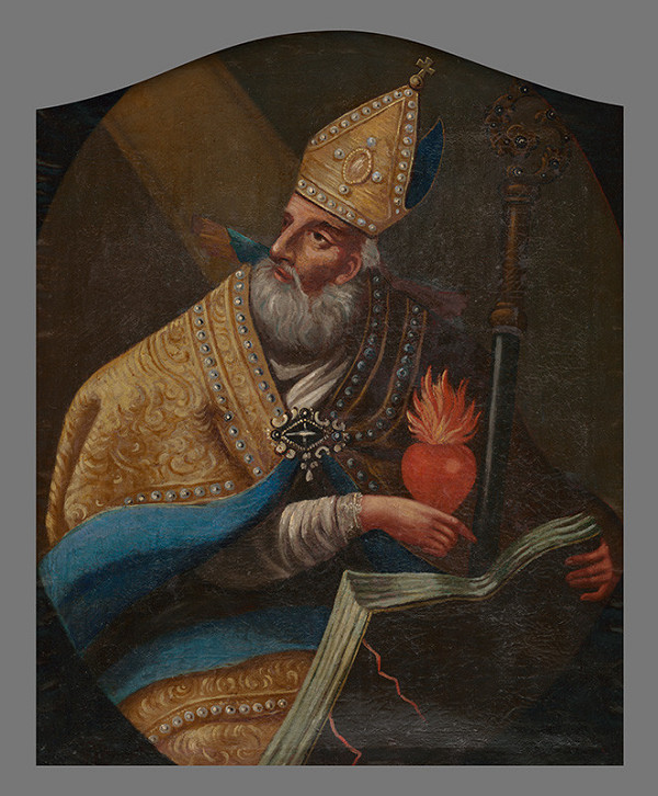 Slovenský maliar z prelomu 18. - 19. storočia – Svätý Augustín 