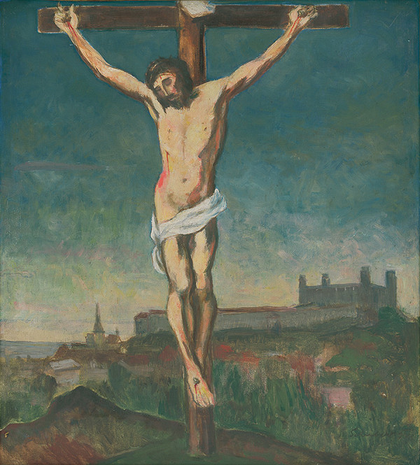 Július Schubert – Kristus na kríži 